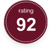 Wine Enthusiast rating 92